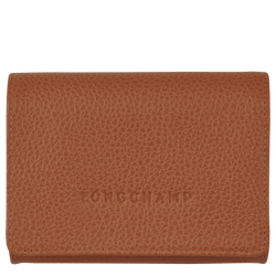 Le Foulonné Coin purse , Caramel - Leather