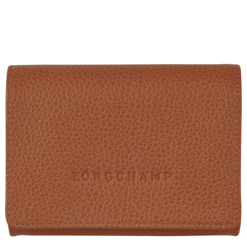 Le Foulonné Coin purse , Caramel - Leather  - View 1 of  2