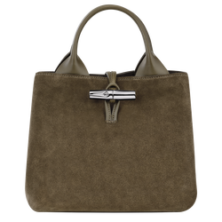 Le Roseau S Handbag , Olive - Leather