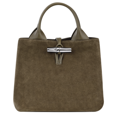 Sac à main S Le Roseau , Cuir - Olive