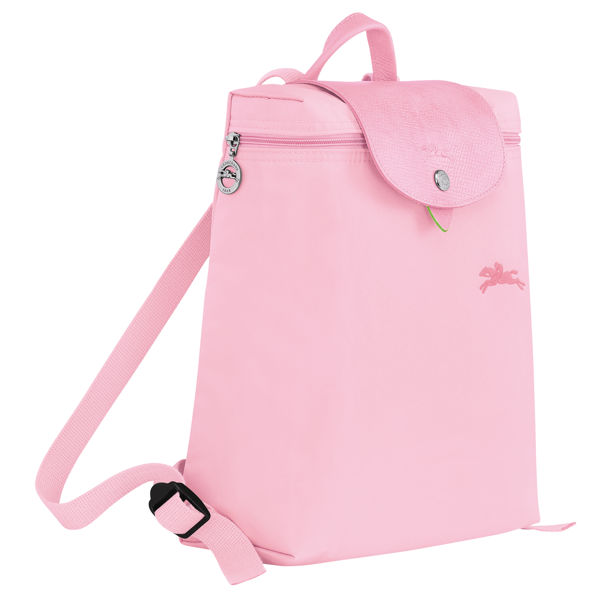 Le Pliage Green M Handbag Pink - Recycled canvas (L1623919P75)