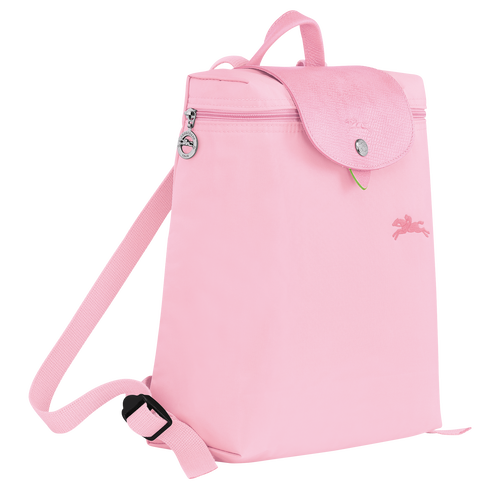 Le Pliage Green M Backpack , Pink - Recycled canvas - View 2 of  5