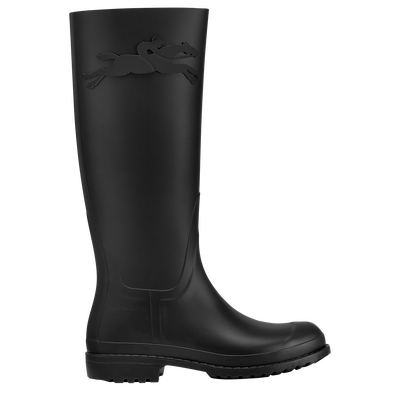 Cheval Longchamp Flat boots , Black - PVC