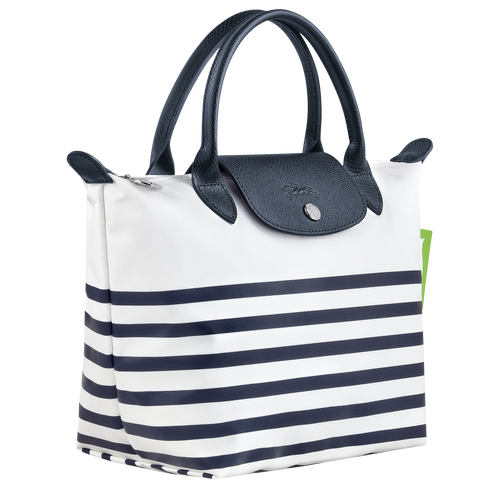 Le Pliage 系列 手提包 S , 海軍藍/白色 - 帆布 - 查看 3 5