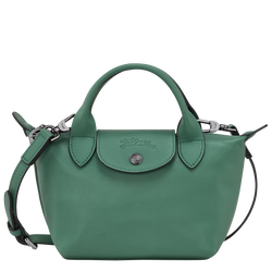 Handtasche XS Le Pliage Xtra , Leder - Salbei