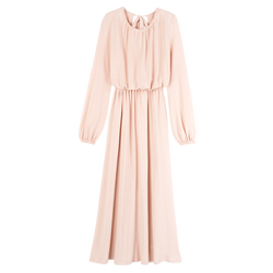 Long dress , Cream - Crepe jersey