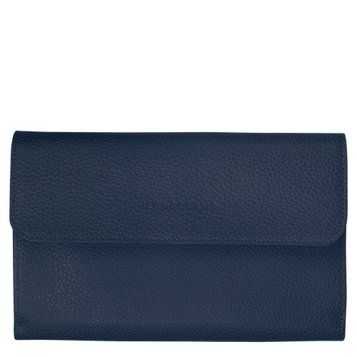 Portefeuille met klep, 556 Navy Portefeuille met klep, 556 Navy, hi-res