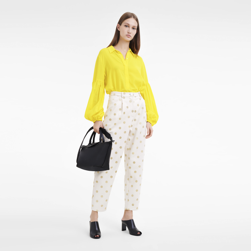 Handtasche S Le Pliage Xtra , Leder - Schwarz - Ansicht 2 von 6