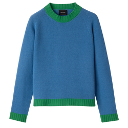 Pullover , Andere - Kobaltblau/Rasen