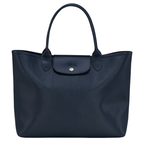 Le Pliage City L Tote bag , Navy - Canvas - View 1 of 5