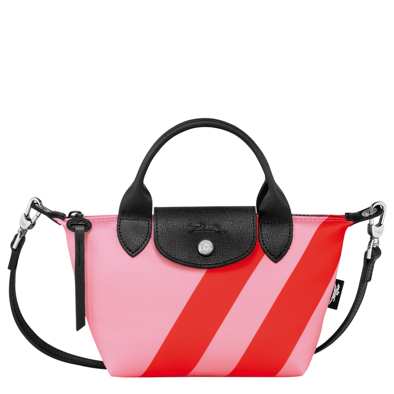 Le Pliage Collection XS Handbag , Pink/Orange - Canvas  - View 1 of  2