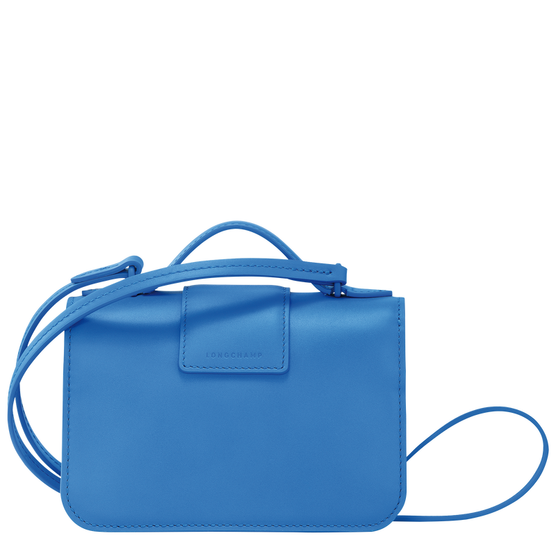 Sac bandoulière XS Box-Trot , Cuir - Cobalt  - Vue 4 de 5