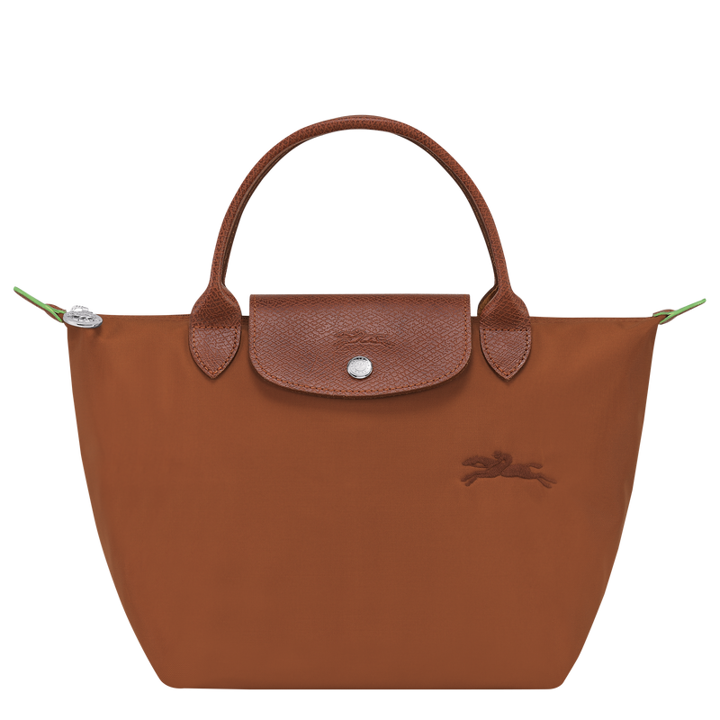 Le Pliage Green Tas met handgreep aan de bovenkant S , Cognac - Gerecycled canvas  - Weergave 1 van  7