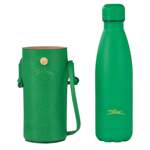 Épure Bottle holder , Green - Leather - View 4 of  4