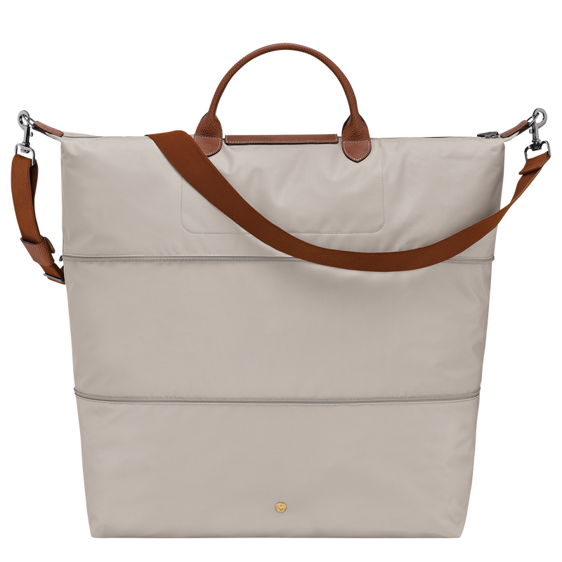 Le Pliage Original Travel bag expandable , Pebble - Recycled canvas  - View 3 of 7