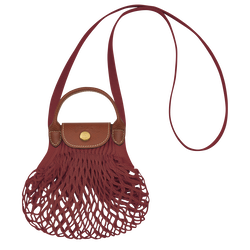 Le Pliage Filet 斜揹袋 XS , 赤褐色 - 帆布