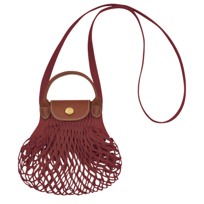 Le Pliage Filet XS Mesh bag , Mahogany - Canvas