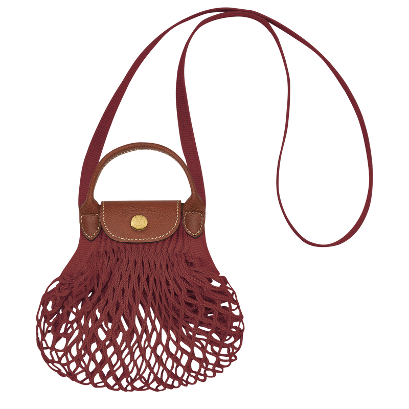 Le Pliage Filet XS Mesh bag , Mahogany - Canvas  - View 1 of  4