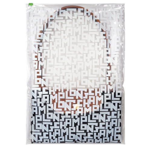 Le Pliage Original L Tote bag , Black - Recycled canvas - View 6 of  6