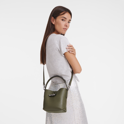 Roseau Essential XS Bucket bag , Khaki - Leather