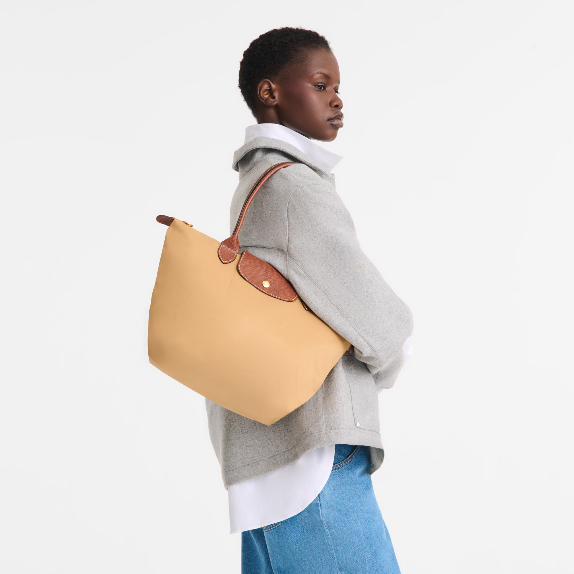 Le pliage medium shoulder tote bag hotsell