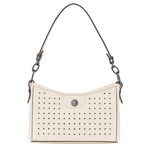 Mademoiselle Longchamp Pouch, Ivory
