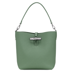 Le Roseau XS Bucket bag , Oregano - Leather