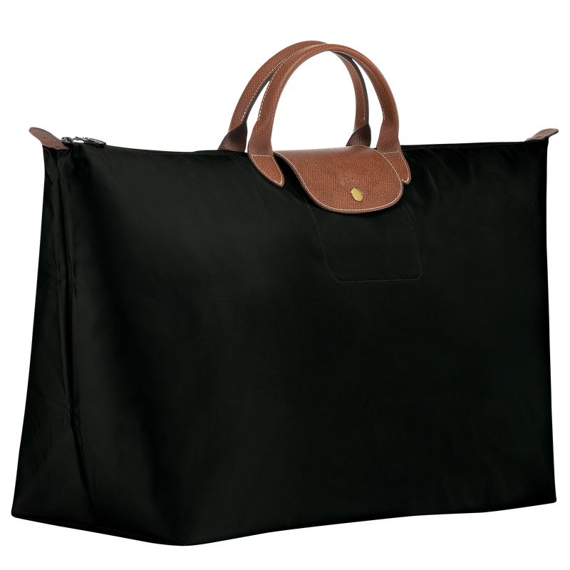 Reisetasche XL Le Pliage Original , Recyceltes Canvas - Schwarz  - Ansicht 3 von 6