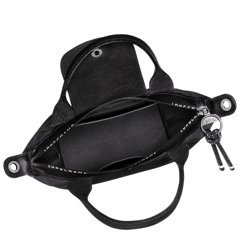 Le Pliage Energy Tas met handgreep aan de bovenkant XS , Zwart - Gerecycled canvas  - Weergave 5 van  7