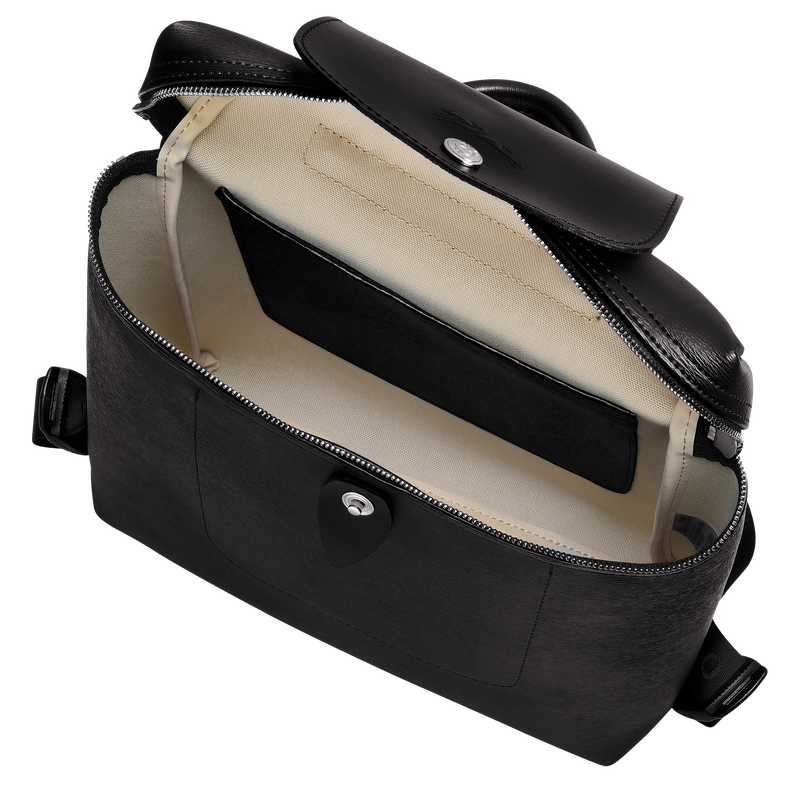 Le Pliage City M Backpack , Black - Canvas  - View 4 of  4