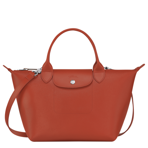 Le Pliage City S Top handle bag , Terracotta - Canvas - View 1 of 3