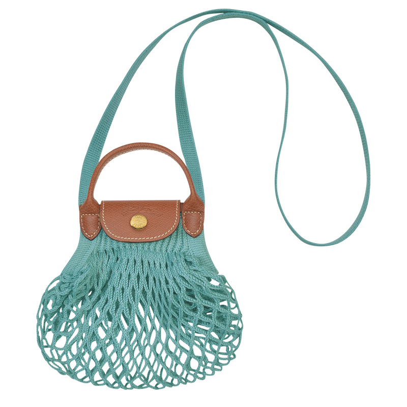 Le Pliage Filet 斜揹袋 XS , 潟湖藍 - 帆布  - 查看 1 4
