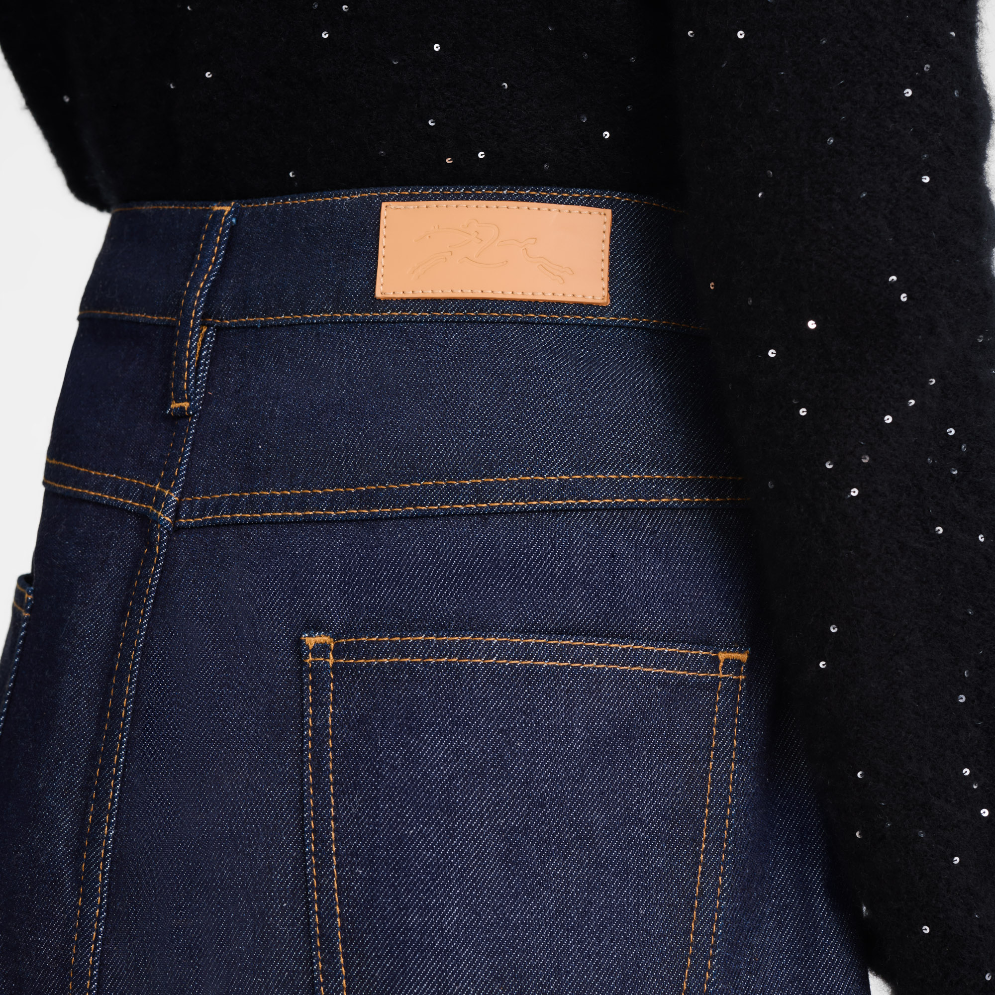 null Falda, Azul Noche