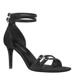 La Baronne Pumps , Black - Leather