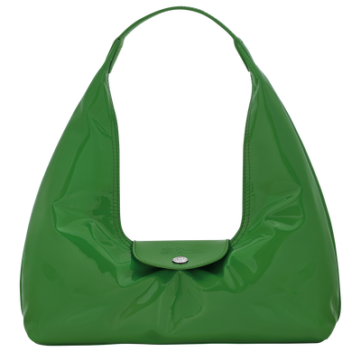 Sac port&eacute; &eacute;paule M Le Pliage Xtra , Cuir - Matcha