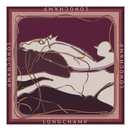 Silk scarf 90