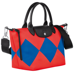 Le Pliage Collection Handtasche S, Rot/Kobaltblau