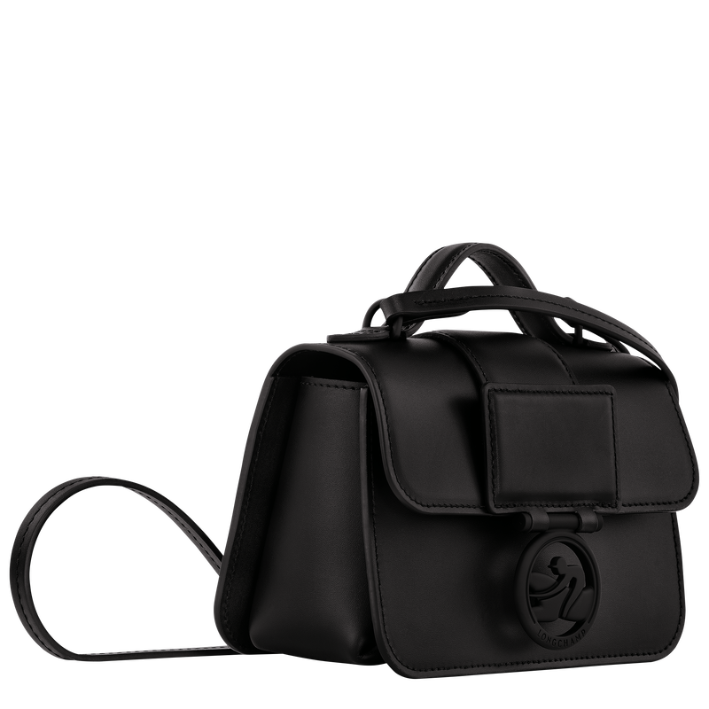 Box-Trot XS Crossbody bag , Black - Leather  - View 3 of  5