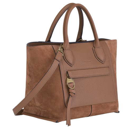 Top handle bag M Mailbox Cognac (10104HVQ504) Longchamp AU