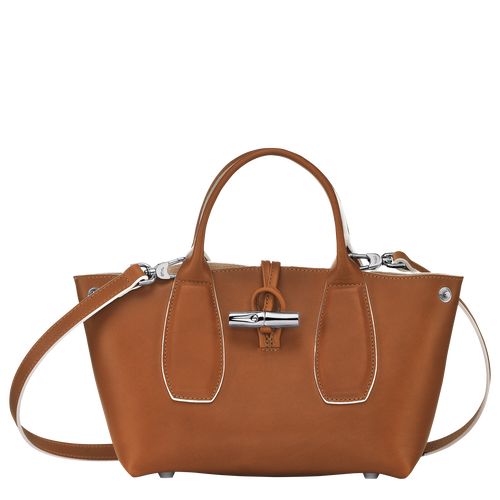 Roseau S Handbag , Cognac - Leather - View 5 of  7