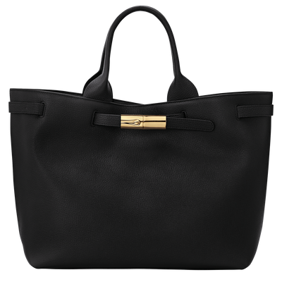 Sac cabas L Le Smart , Cuir - Noir