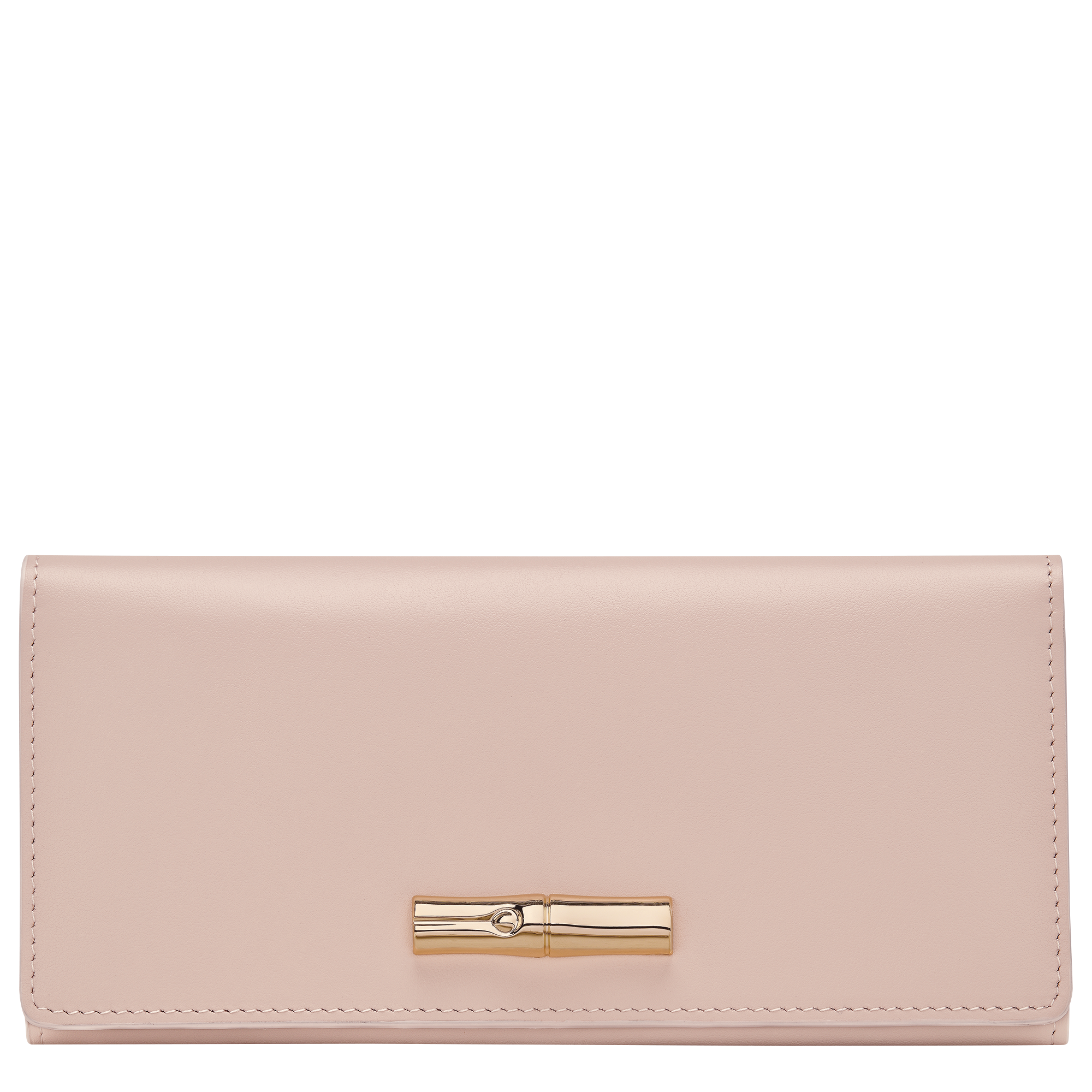 Long continental wallet, Petal Pink - View 1 of
3 - zoom in Le Roseau Long continental wallet, Petal Pink