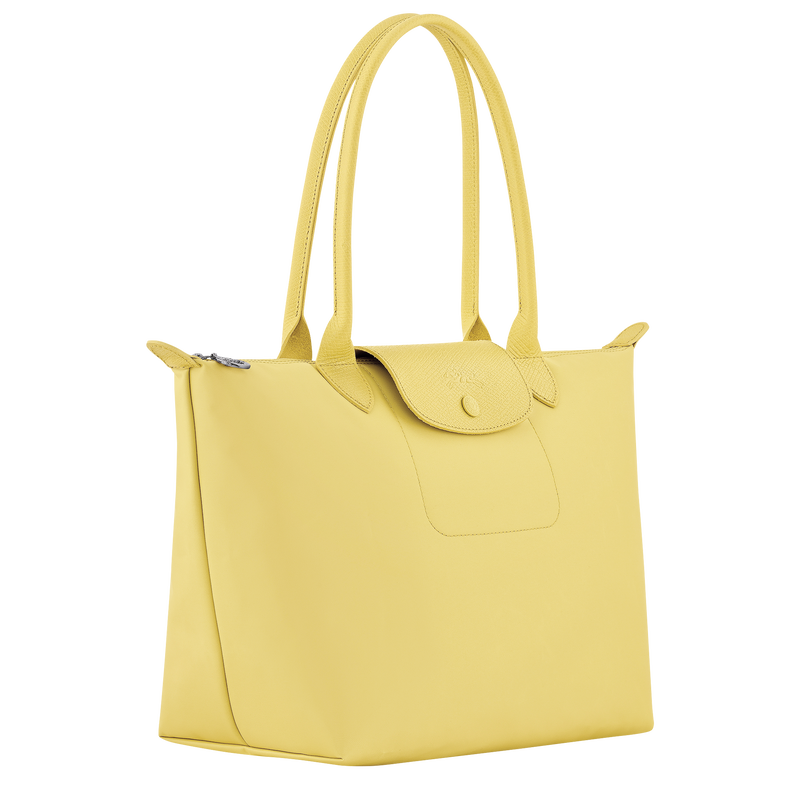 Le Pliage One M Tote bag , Lime - Recycled canvas  - View 3 of  8