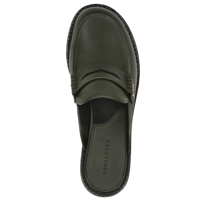 Epure Timeless Mules , Khaki - Leather  - View 4 of 5