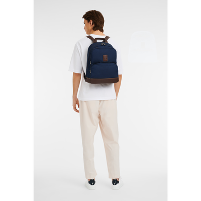 Boxford Backpack , Blue - Recycled canvas