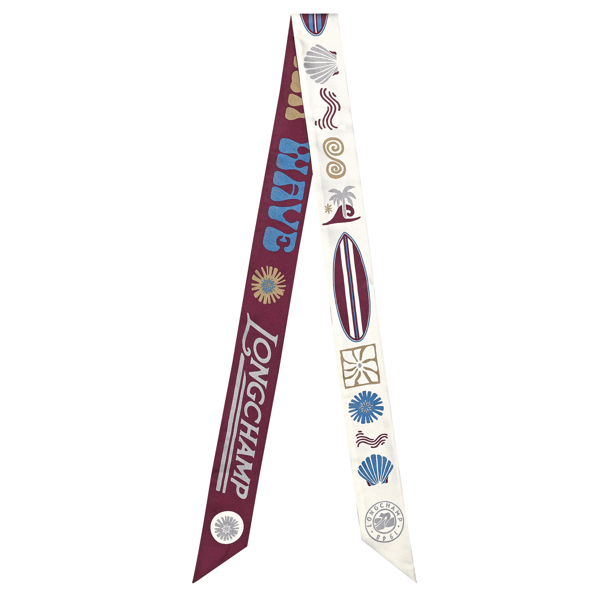 Catch The Parisian Wave Headband, Burgundy