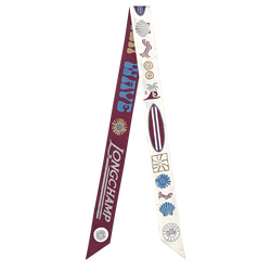 Catch The Parisian Wave Headband , Burgundy - Silk