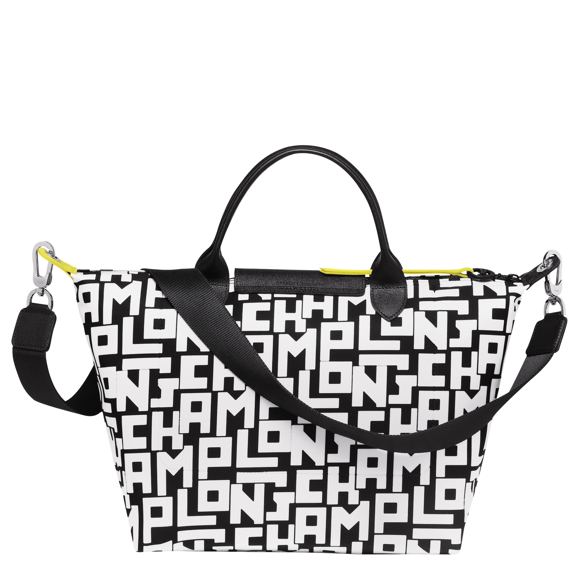 Le Pliage LGP Bolso con asa superior Tejido - Negro/Blanco (L1515412067) | ES