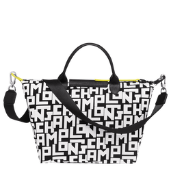 Le Pliage LGP Handtasche L, Schwarz/Weiss