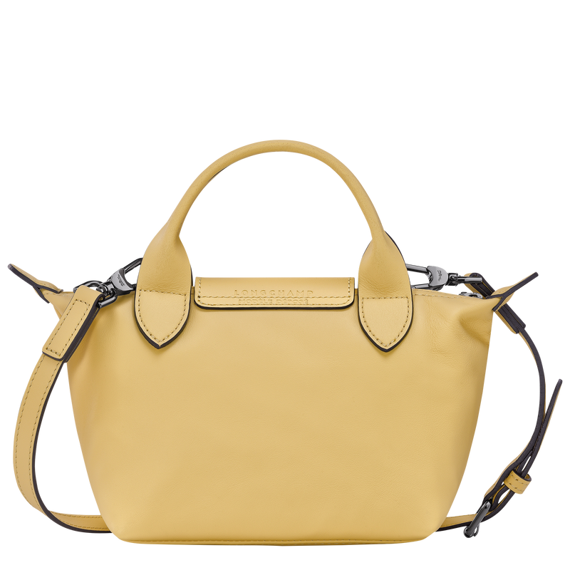 Le Pliage Xtra XS Handbag , Wheat - Leather  - View 4 of  6